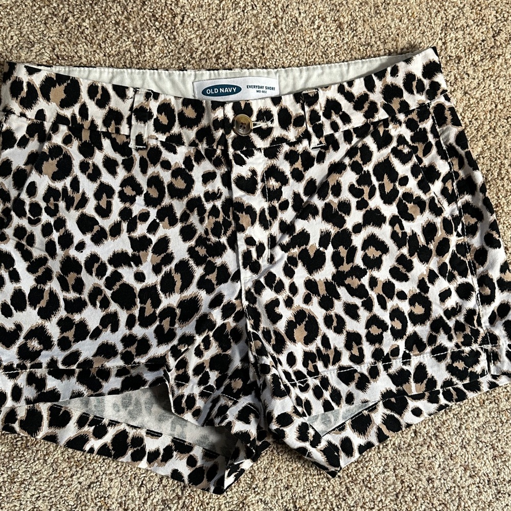 Old Navy Brown and Black Jean Shorts